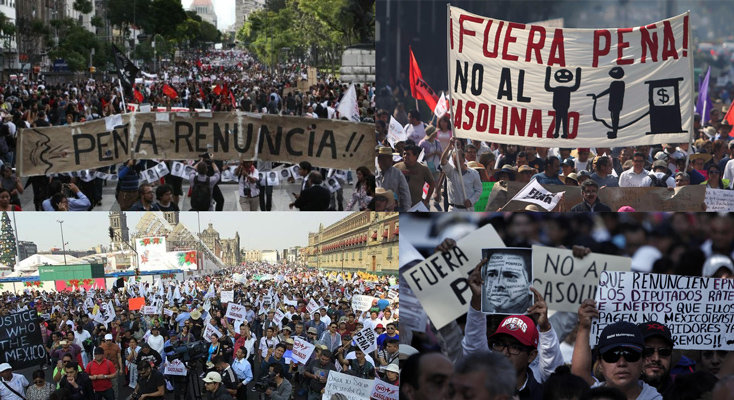 protestas en México