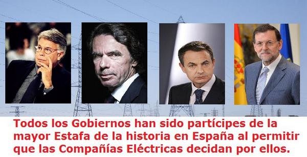 políticos eléctricas