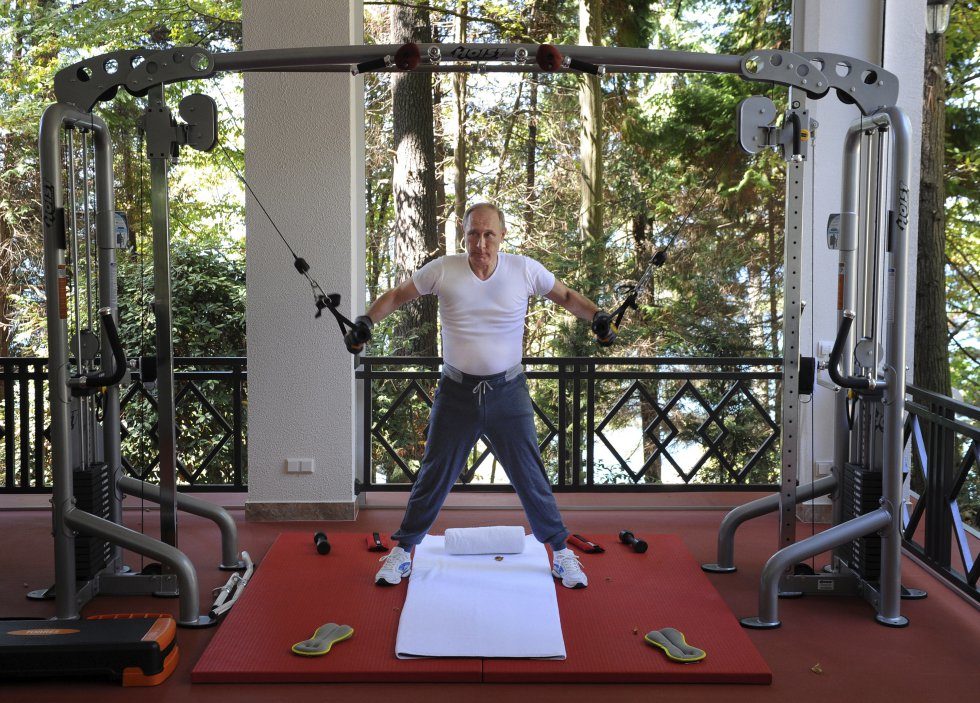 Vladimir Putin gimnasio Rusia