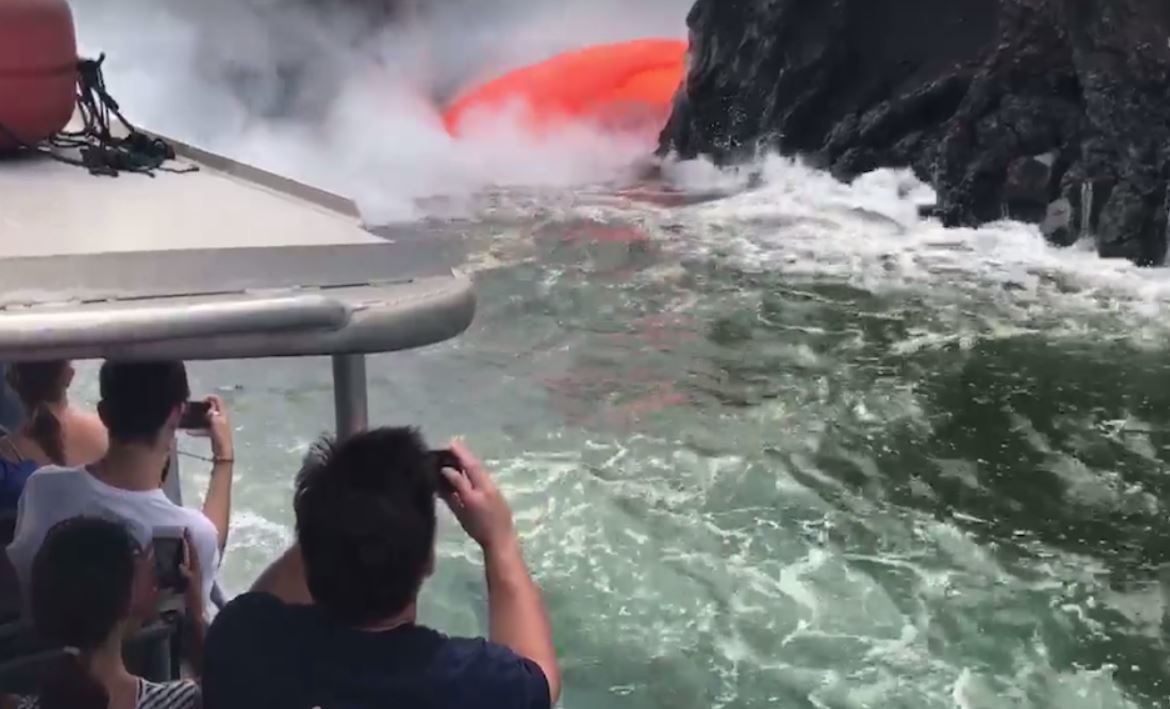 hawai volcan lava
