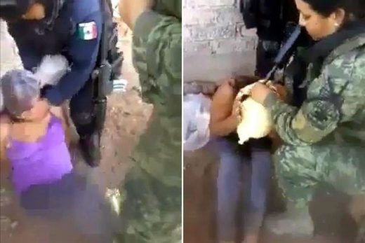 video de tortura a civil por militares y federales mexicanos