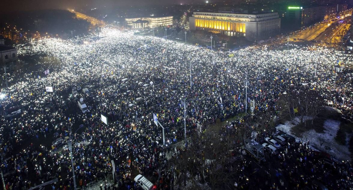 manifestaciones rumania