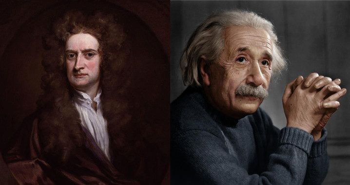 Newton y Einstein