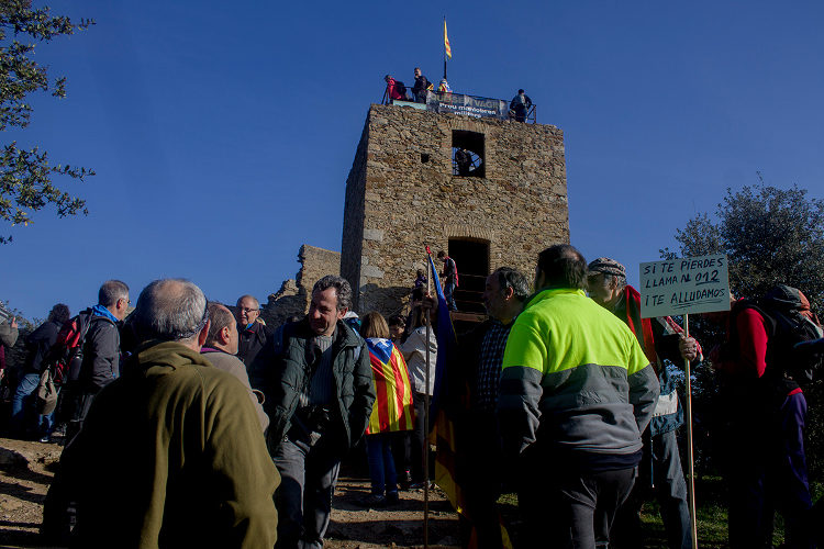 La llegada al Castillo de San Miguel