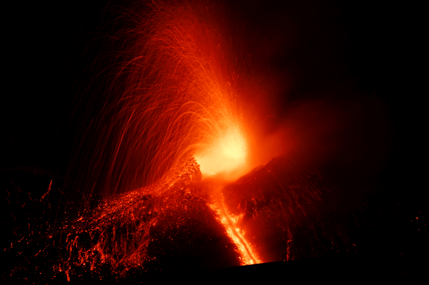 El volcán Etna