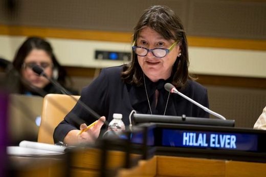 Hilal Elver relatora de la ONU 