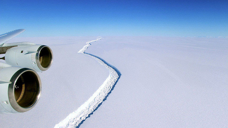 grieta antártida argentina
