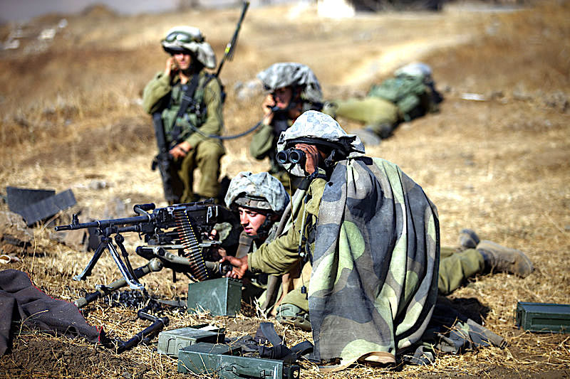 IDF drill Golan Heights