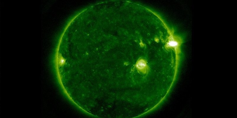 llamaradas solares tormenta