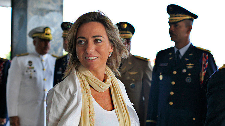 ministra de Defensa de España, Carme Chacón