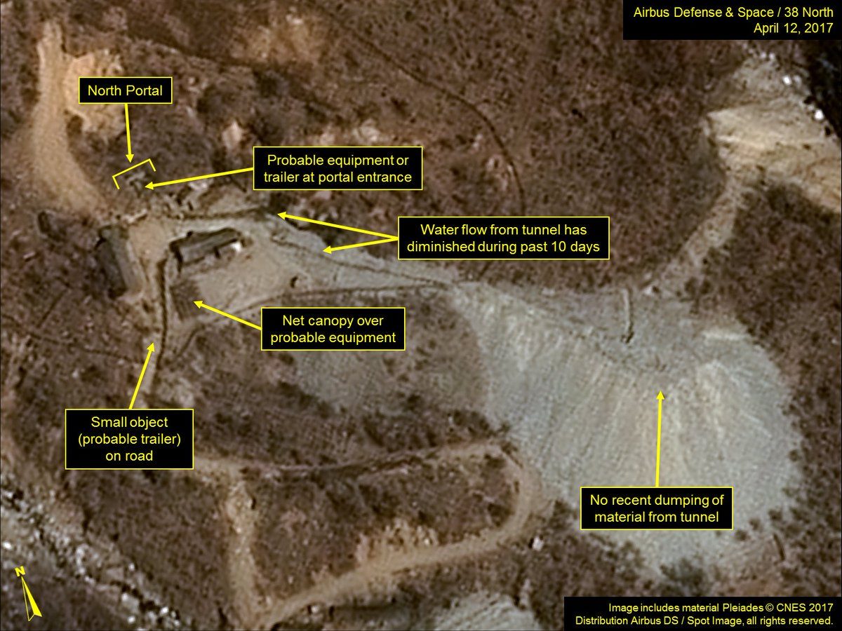 supuestas instalaciones nucleares korea del norte