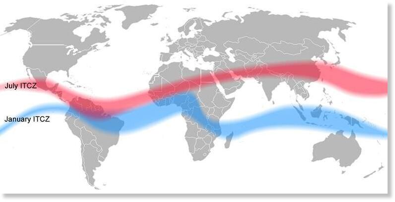 Tropical rain belt