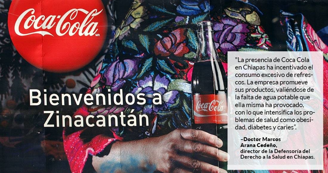 Coca Cola quita agua a Chiapas