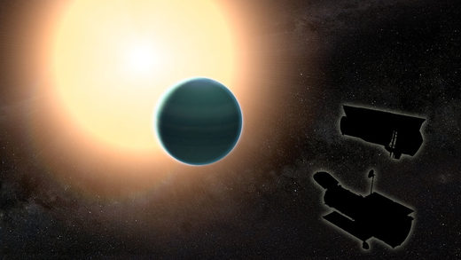 Ilustración del nuevo exoplaneta. 