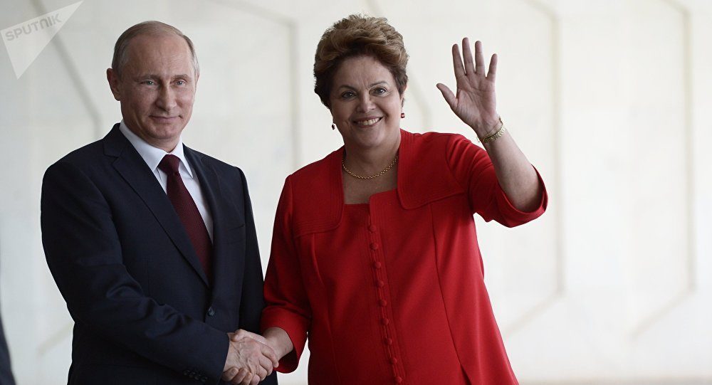 Rousseff y Putin