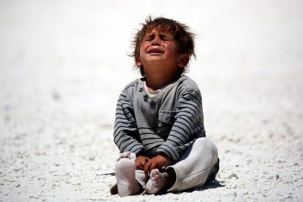 niño desplazado guerra siria