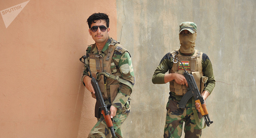 soldados kurdos iraquíes