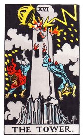 the tower card carta de la torre