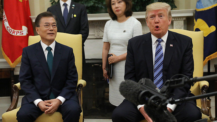 Trump y Moon Jae-in