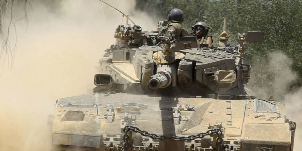Tanques israelíes.
