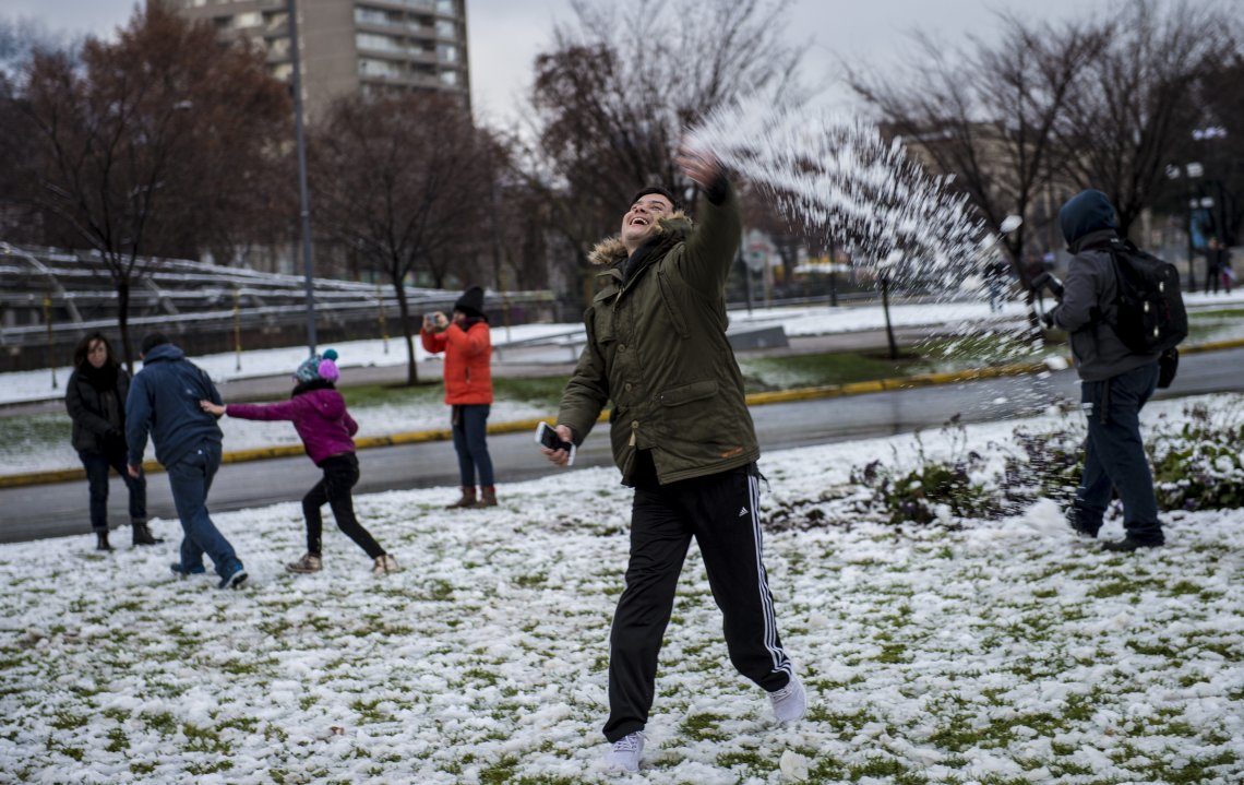 nieve santiago chile