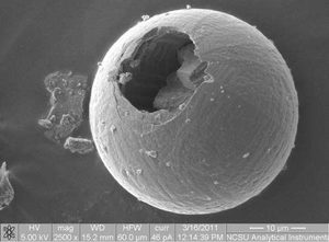 Magnetic microspherule found in the Younger Dryas boundary