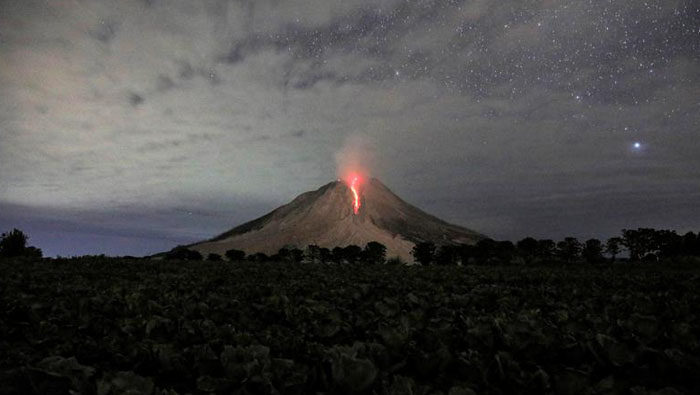 volcán sinabung