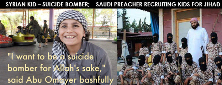 Child suicide bomber Saudi Arabia