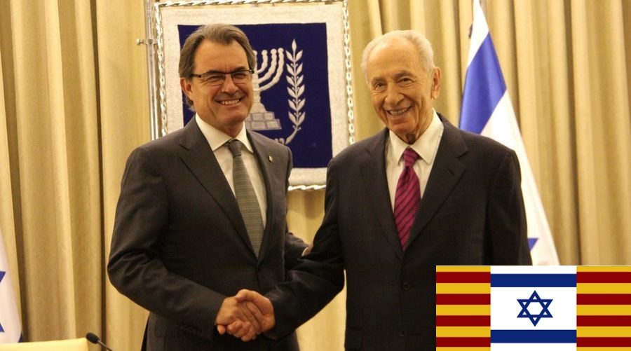 Artur Mass con Shimon Peres, ex Primer ministro de Israel, en Jerusalén