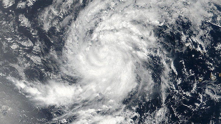 El huracán Irma en el este del océano Atlántico, el 30 de agosto de 2017.