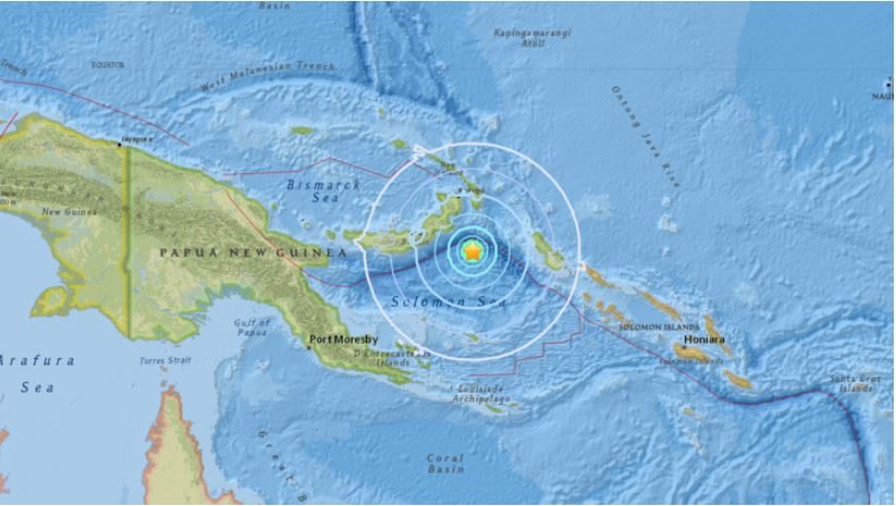 terremoto Papau Nueva Guinea