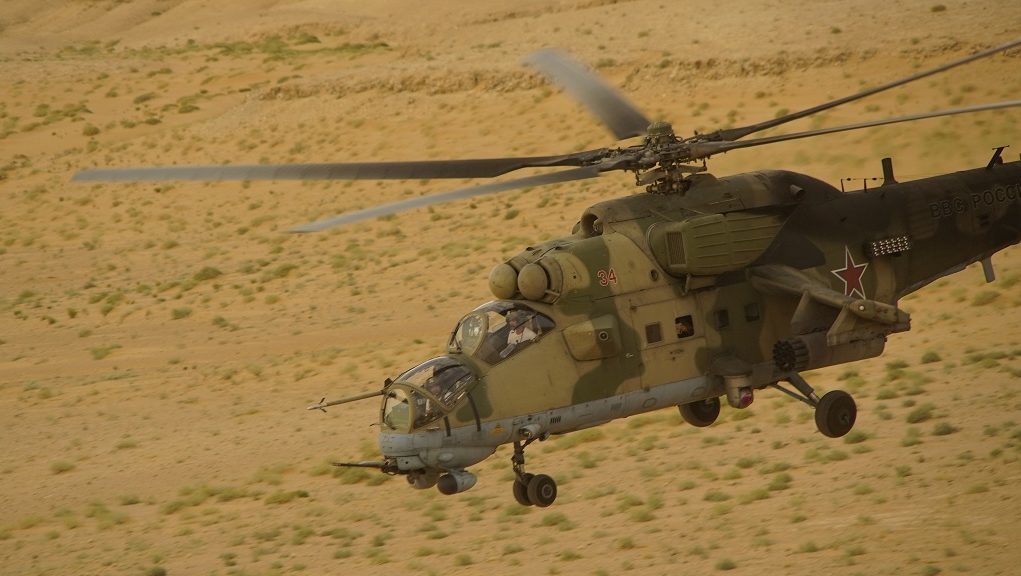 helicóptero rusia siria