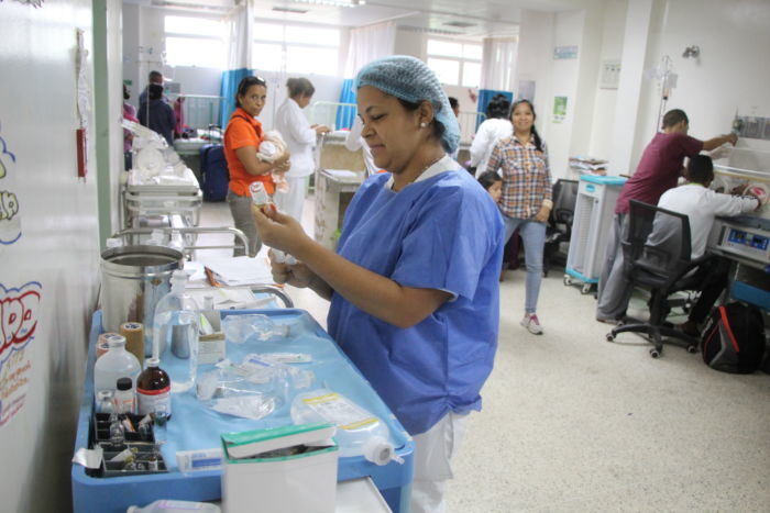hospital venezuela difteria