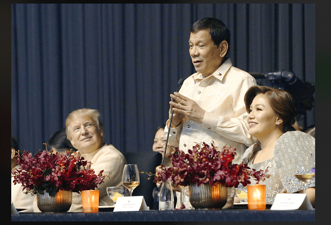 Duterte Trump sing canta