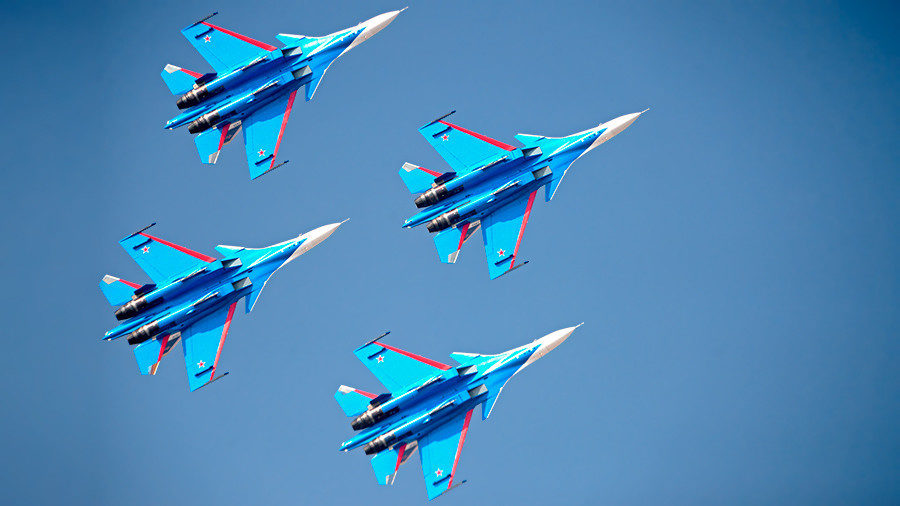 Russian Knights jets