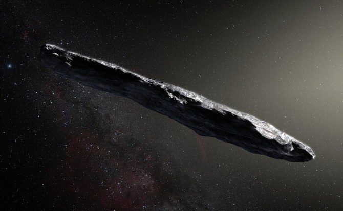 asteroide Oumuamua C/2017 U1