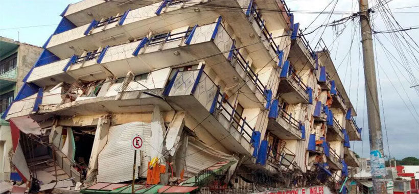terremoto earthquake edificio derrumbe collapsed building