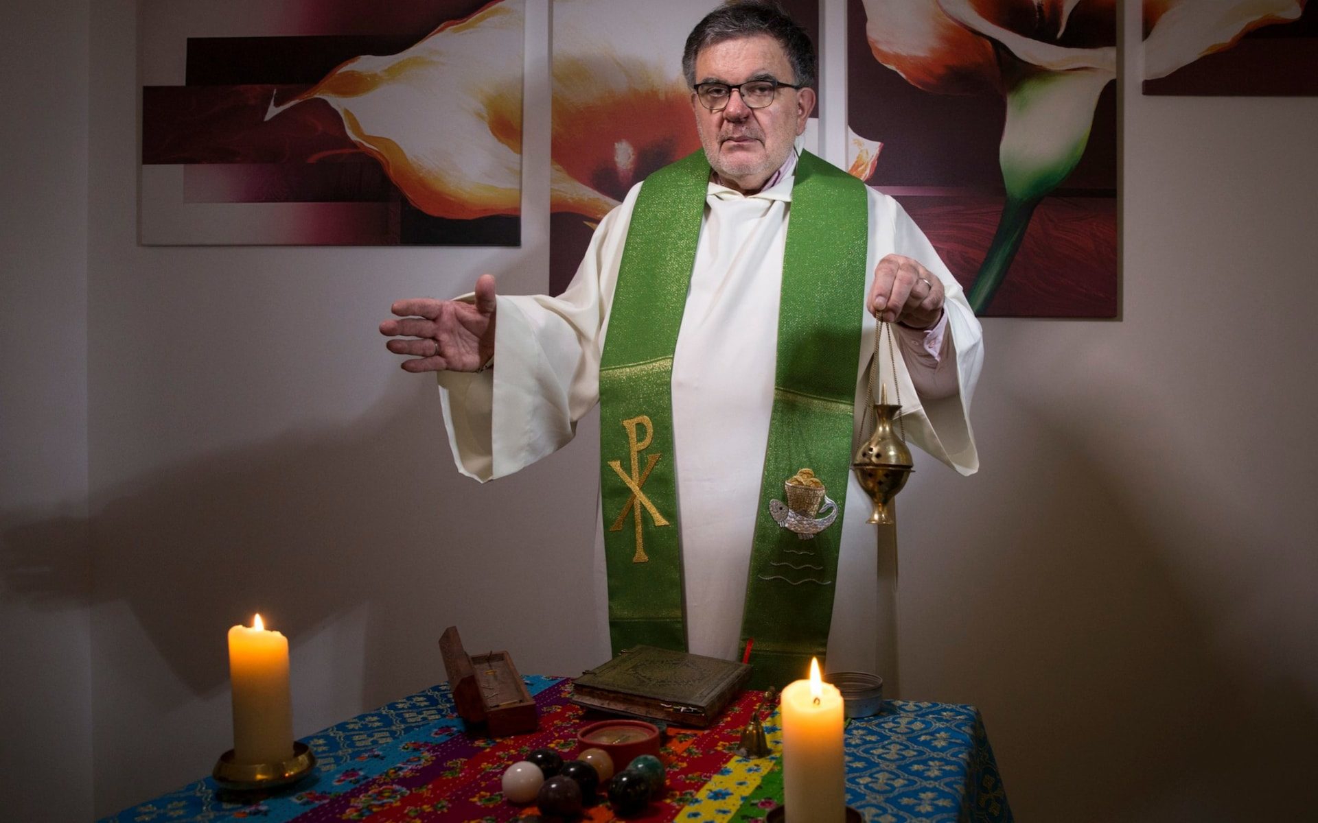 Clic para aumentar Jean Clèment has been an exorcist since 2010