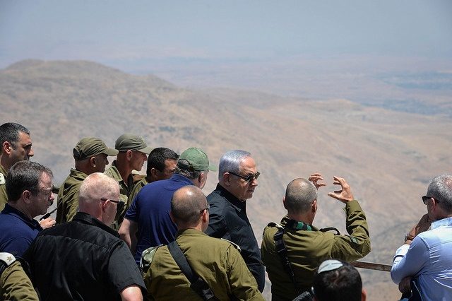 Netanyahu frontera Siria Syria border Israel Golan heights