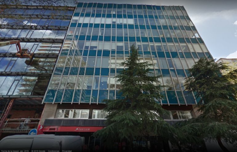 Vista de la fachada de las oficinas de Mercasa en Madrid
