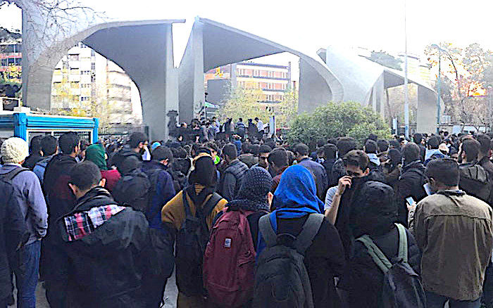 Tehran protest
