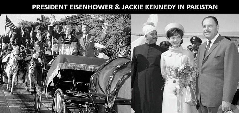 Eisnhower Jackie Kennedy Pakistan