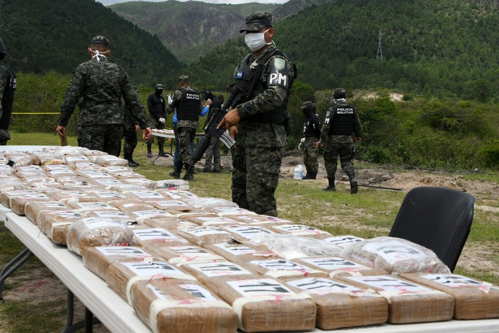 Honduras cocaine drug dealers narcotraffic