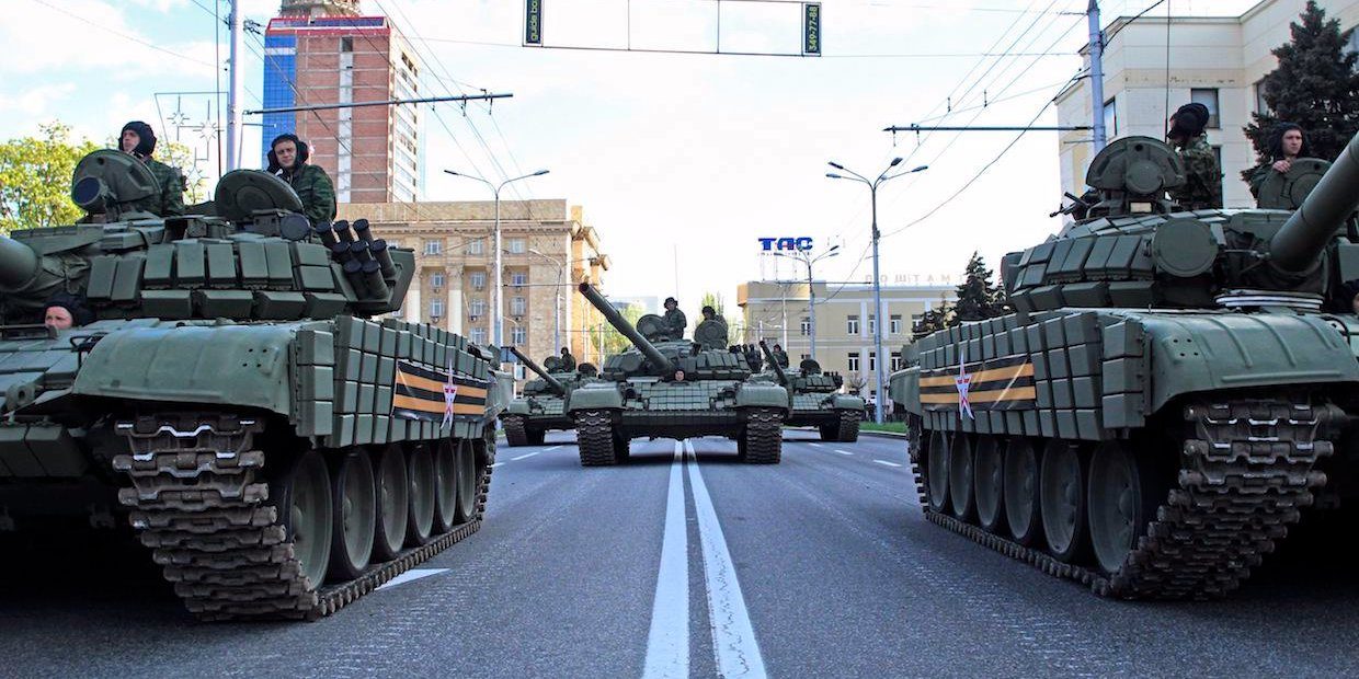 T-72 Tanks Donetsk Ukraine