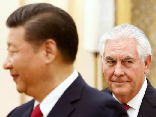 Rex Tillerson Xi Jinping