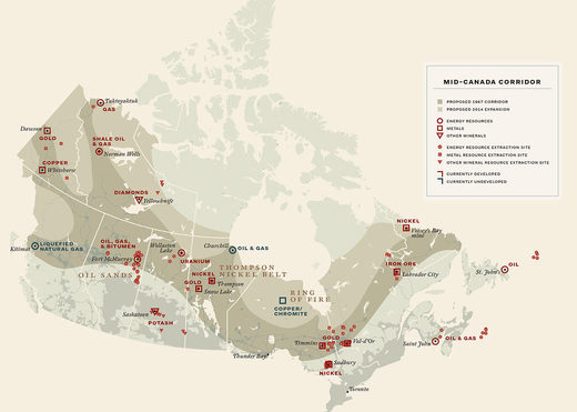 mid-Canada development corridor