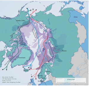 shipping lanes arctic