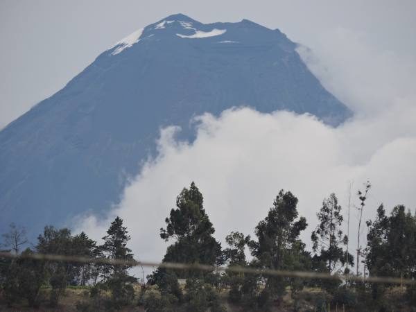 En la zona del volcán Tungurahua se registraron eventos sísmicos, tres de los cuales fueron relacionados a la montaña Wilson Pinto