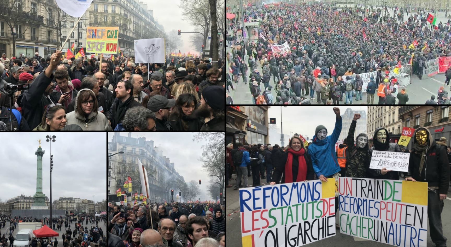 huelga franceses