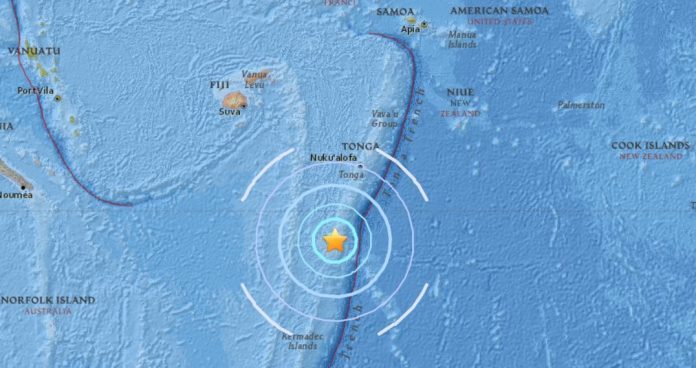 Un terremoto de 6.1 sacudió el sur de las Islas Fiji el 2 de abril de 2018